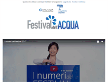 Tablet Screenshot of festivalacqua.org